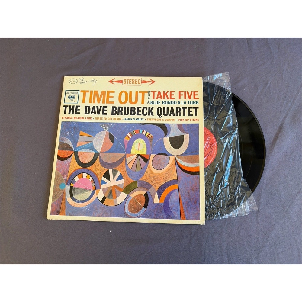 Dave Brubeck Quartet Time Out LP Columbia CS 8192 Six Eye Stereo Jazz Vinyl‎